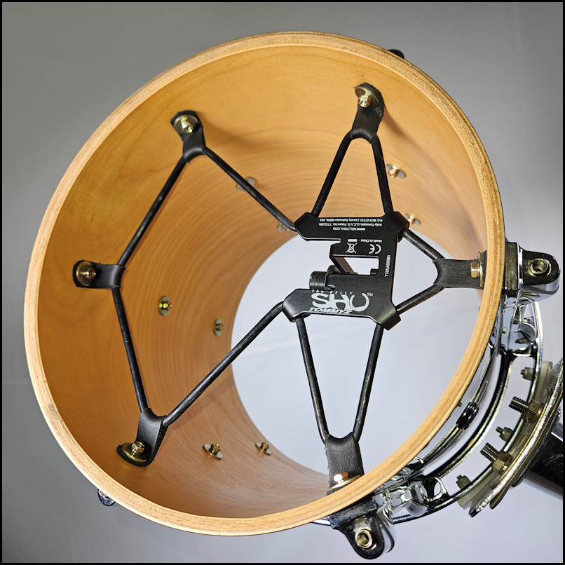 Kelly SHU Tommyz - internal tom drum microphone mounting system